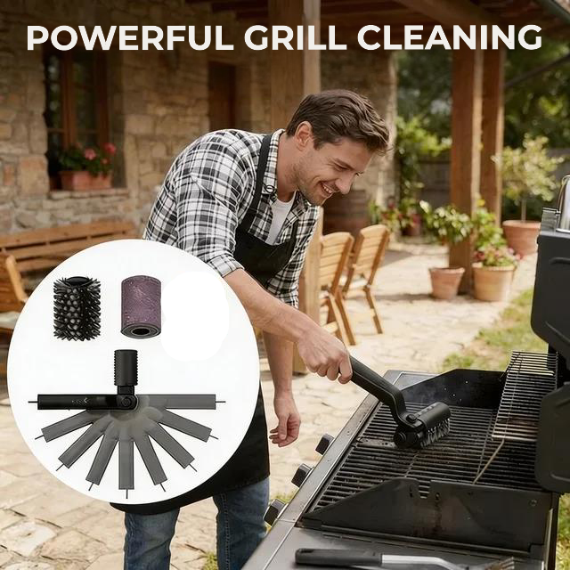 BBQ Grill Scrubber Pro