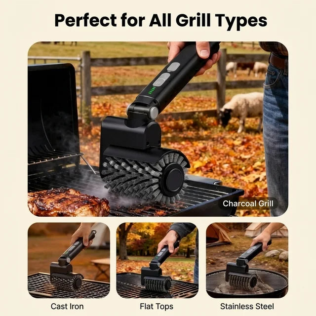 BBQ Grill Scrubber Pro